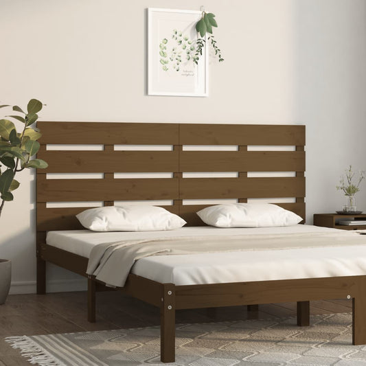 Berkfield Headboard Honey Brown 120x3x80 cm Solid Wood Pine