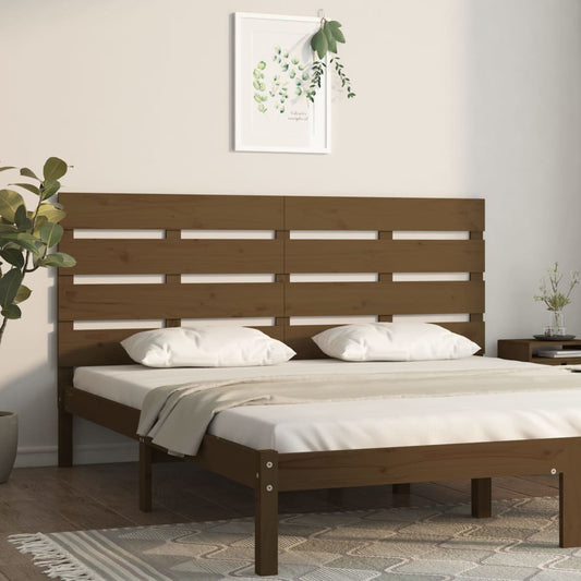 Berkfield Headboard Honey Brown 150x3x80 cm Solid Wood Pine