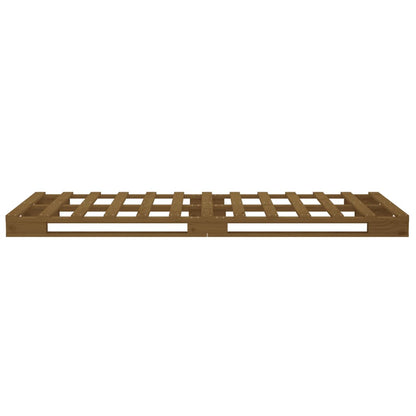 Berkfield Pallet Bed Honey Brown 100x200 cm Solid Wood Pine