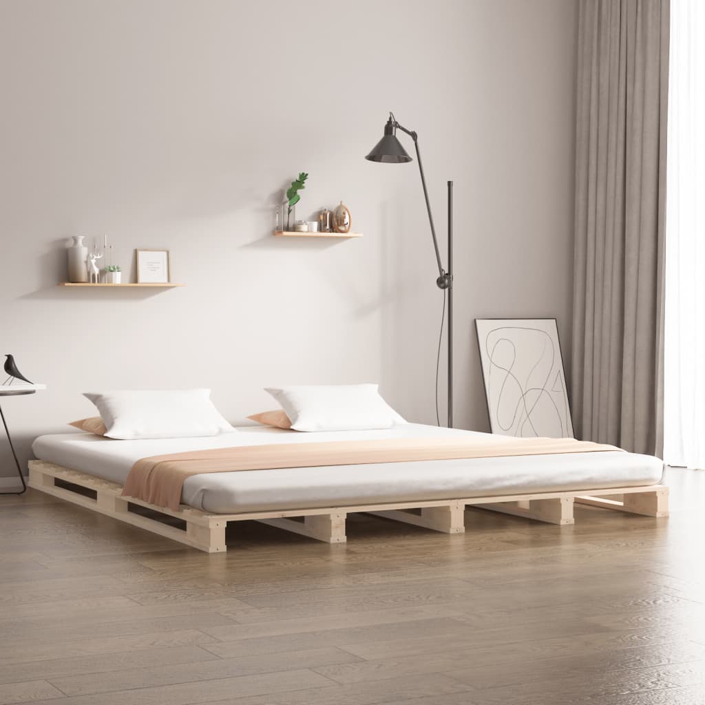 Berkfield Pallet Bed 160x200 cm Solid Wood Pine