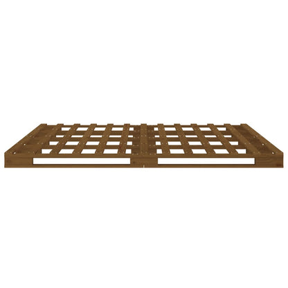 Berkfield Pallet Bed Honey Brown 200x200 cm Solid Wood Pine