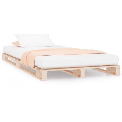 Berkfield Pallet Bed 90x190 cm Single Solid Wood Pine