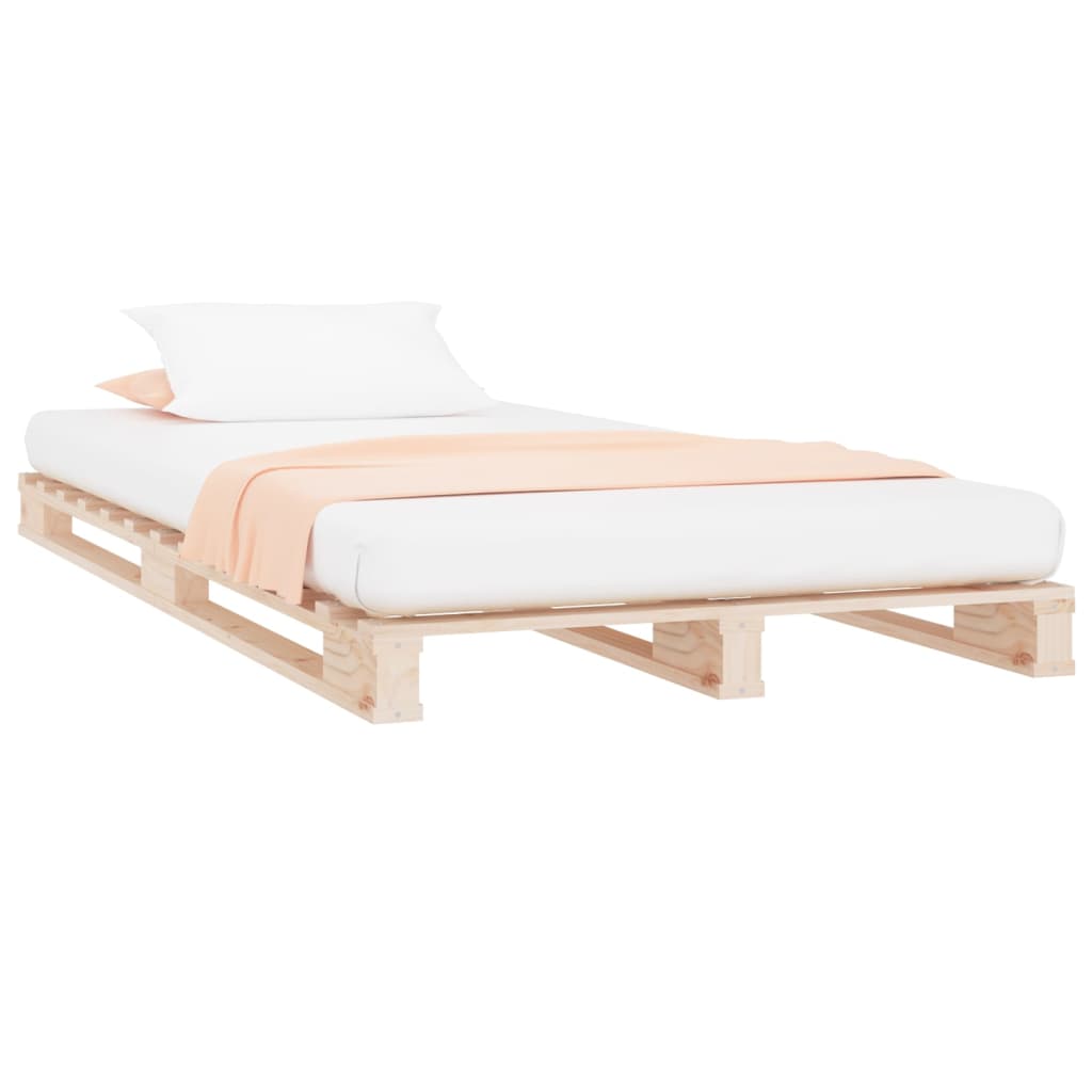 Berkfield Pallet Bed 90x190 cm Single Solid Wood Pine