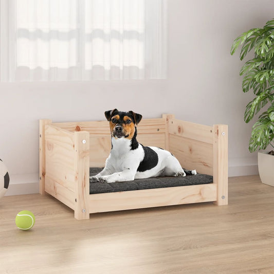 Berkfield Dog Bed 55.5x45.5x28 cm Solid Pine Wood