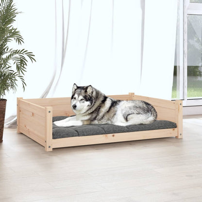 Berkfield Dog Bed 105.5x75.5x28 cm Solid Pine Wood