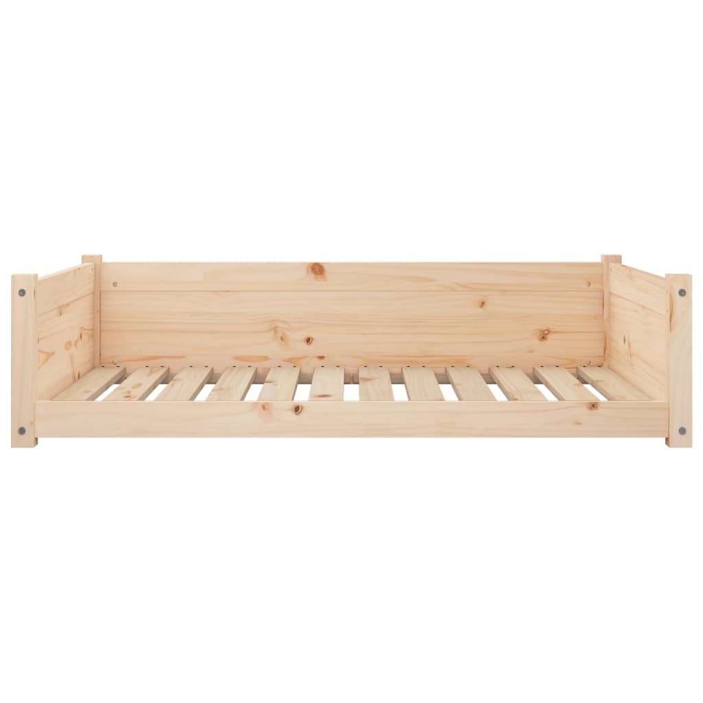 Berkfield Dog Bed 105.5x75.5x28 cm Solid Pine Wood