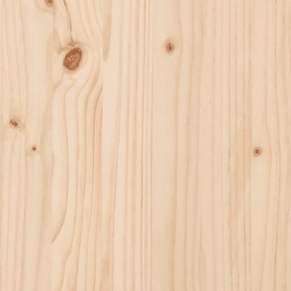 Berkfield Dog Bed 105.5x75.5x28 cm Solid Pine Wood