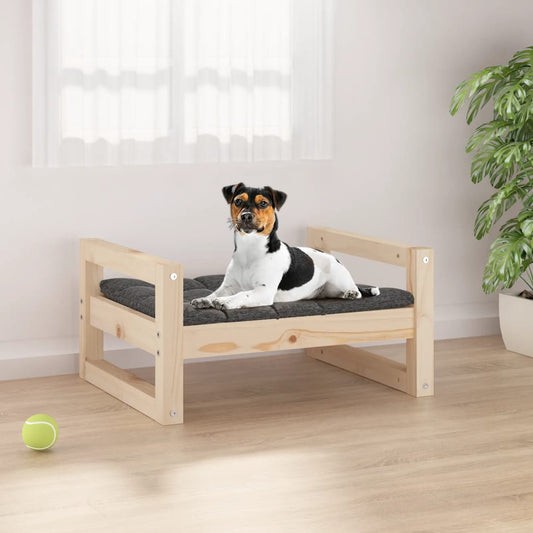 Berkfield Dog Bed 55.5x45.5x28 cm Solid Pine Wood