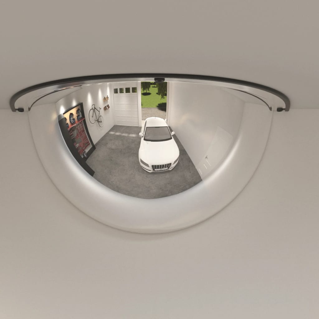 Berkfield Half Domed Traffic Mirrors 2 pcs �_�”�_80 cm Acrylic