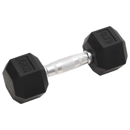 Berkfield Dumbbells 2 pcs 12 kg Cast Iron