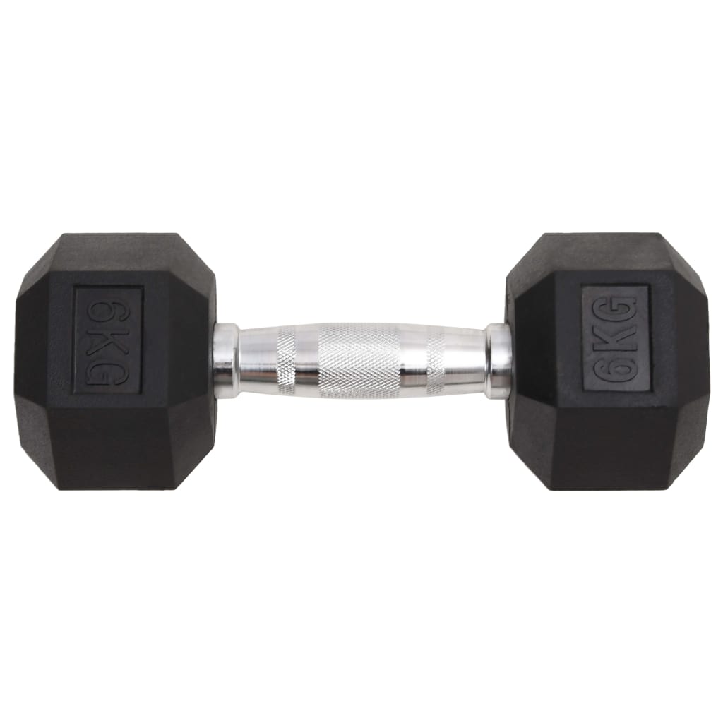 Berkfield Dumbbells 2 pcs 12 kg Cast Iron