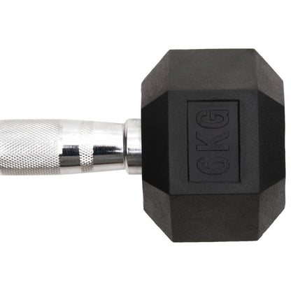 Berkfield Dumbbells 2 pcs 12 kg Cast Iron