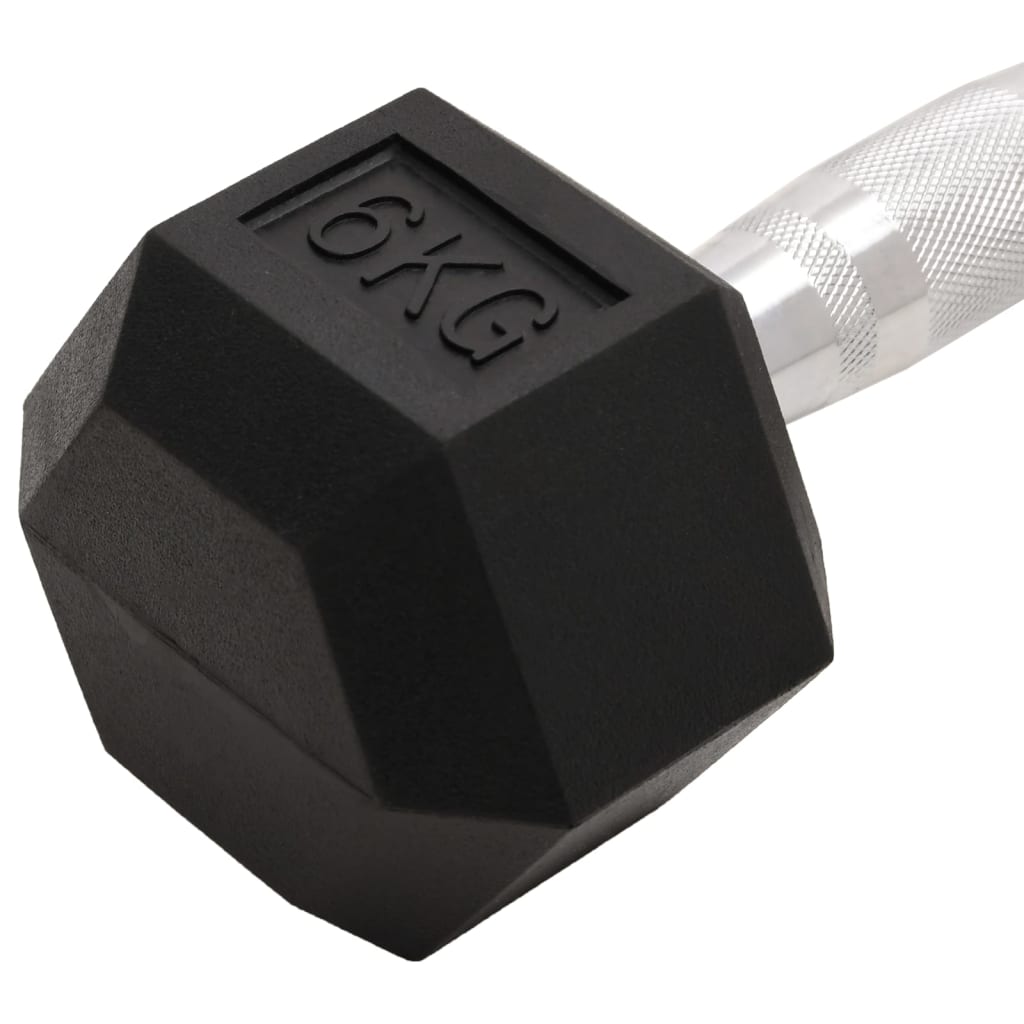 Berkfield Dumbbells 2 pcs 12 kg Cast Iron