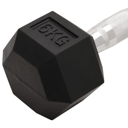 Berkfield Dumbbells 2 pcs 12 kg Cast Iron