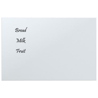 Berkfield Wall-mounted Magnetic Board White 40x30 cm Tempered Glass