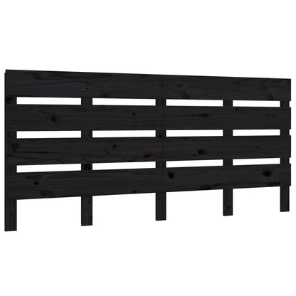 Berkfield Bed Frame Black 140x200 cm Solid Wood Pine