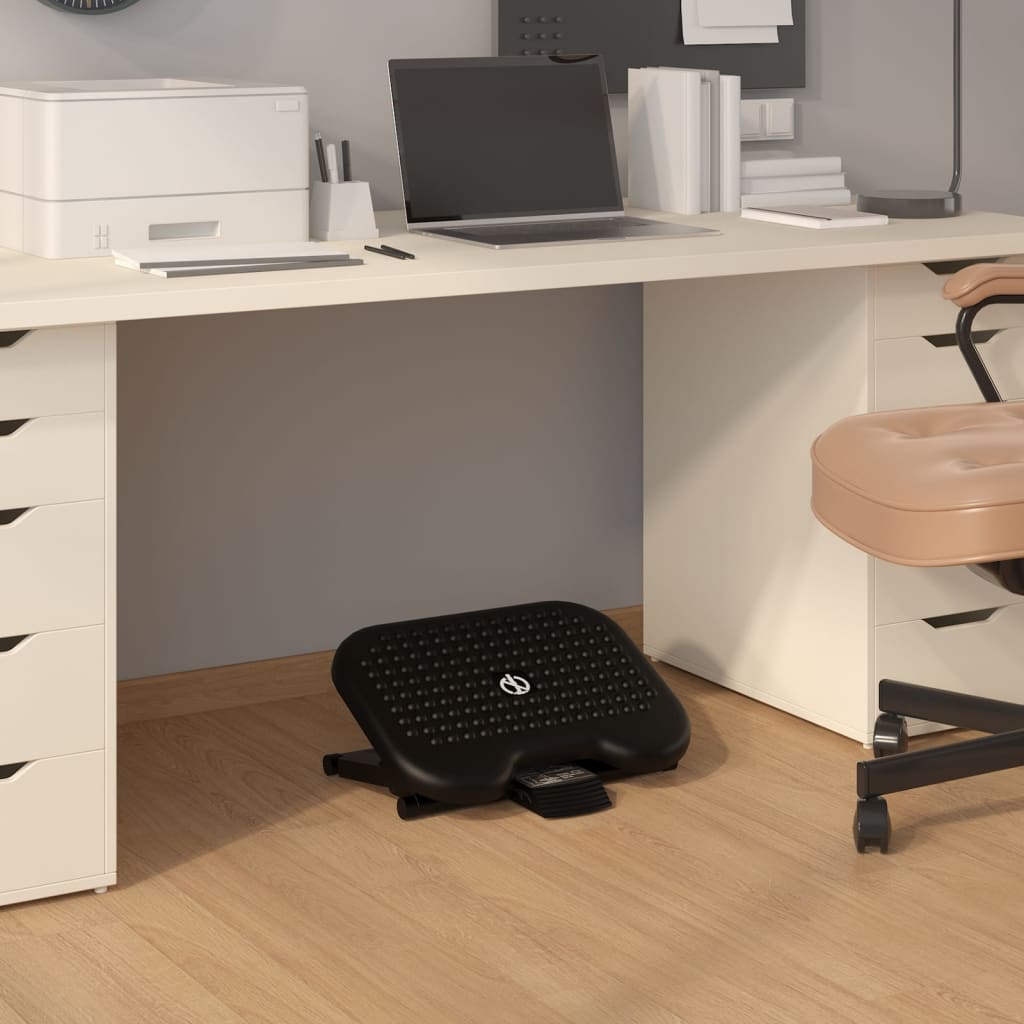 Berkfield Footrest Black 46x34.5x11 cm