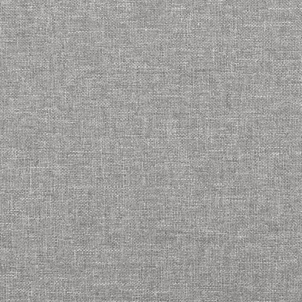 Berkfield Bed Frame Light Grey 180x200 cm 6FT Super King Fabric