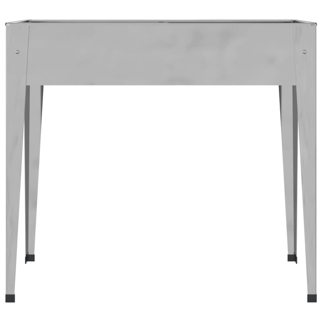 Berkfield Garden Planter 100.5x40.5x90 cm Galvanised Steel