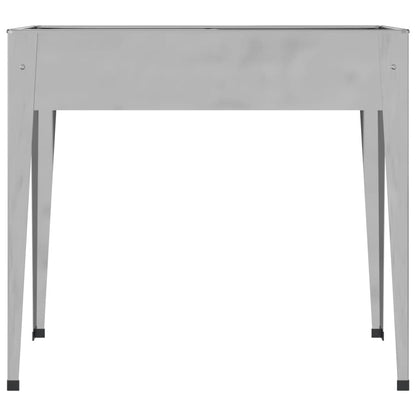 Berkfield Garden Planter 100.5x40.5x90 cm Galvanised Steel