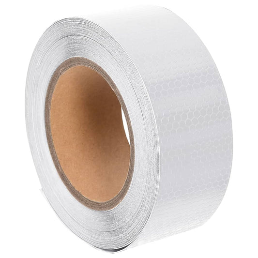 Berkfield Reflective Tape White 5 cmx20 m PVC