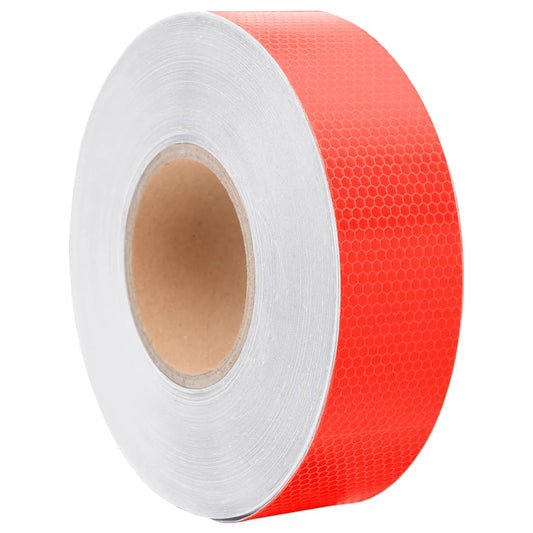 Berkfield Reflective Tape Red 5 cmx50 m PVC