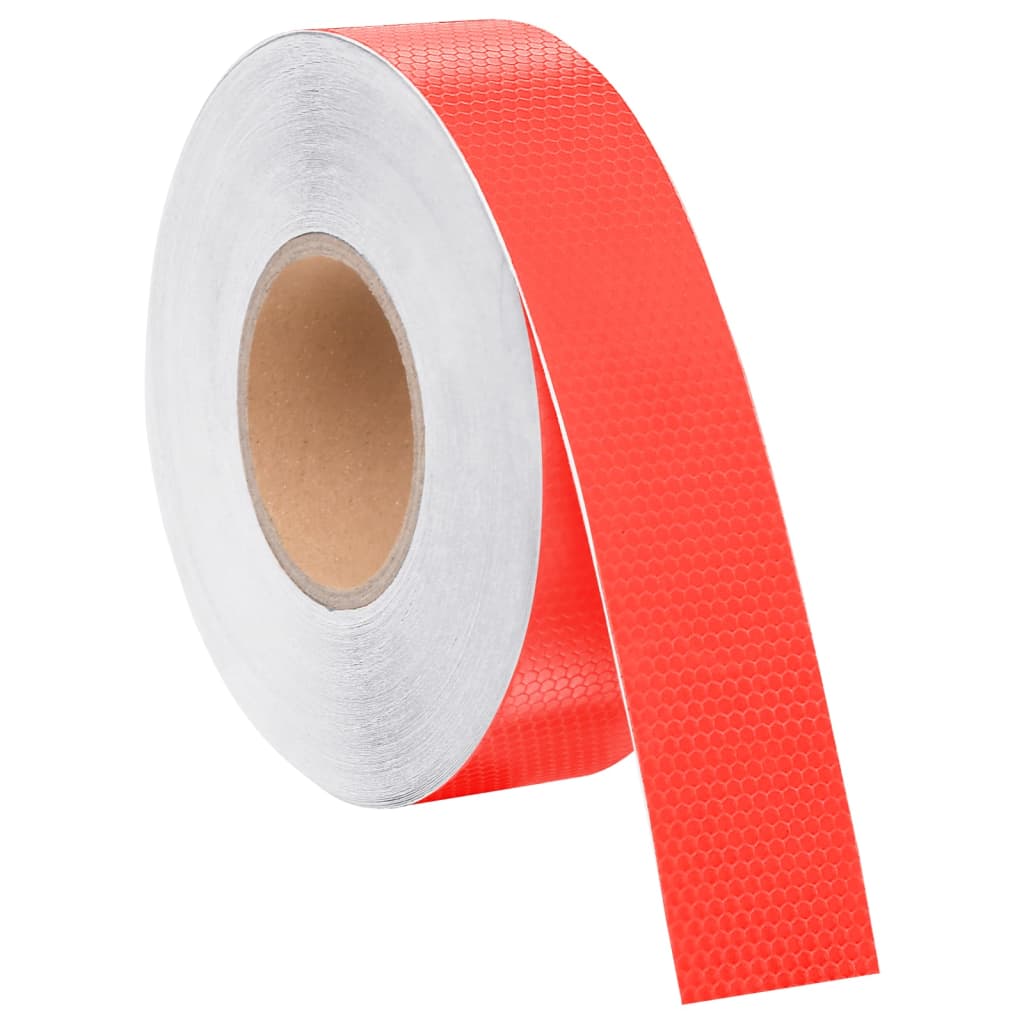 Berkfield Reflective Tape Red 5 cmx50 m PVC