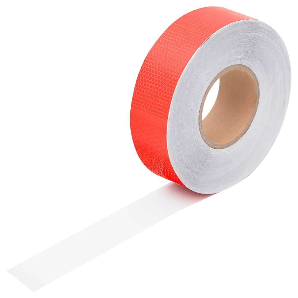 Berkfield Reflective Tape Red 5 cmx50 m PVC