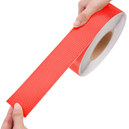 Berkfield Reflective Tape Red 5 cmx50 m PVC