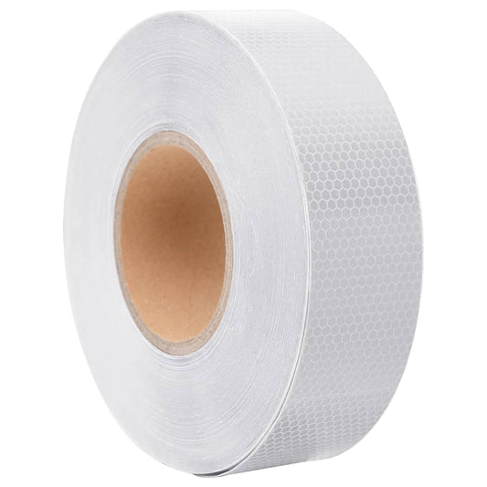 Berkfield Reflective Tape White 5 cmx50 m PVC