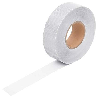 Berkfield Reflective Tape White 5 cmx50 m PVC