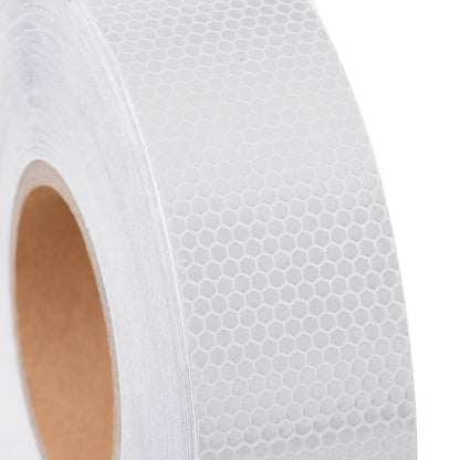 Berkfield Reflective Tape White 5 cmx50 m PVC