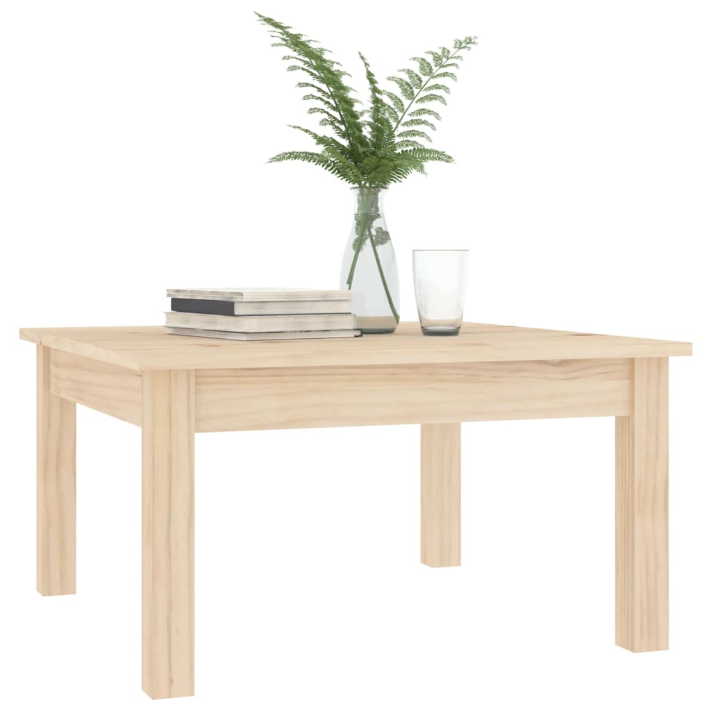 Berkfield Coffee Table 55x55x30 cm Solid Wood Pine