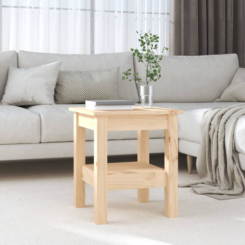 Berkfield Coffee Table 35x35x40 cm Solid Wood Pine