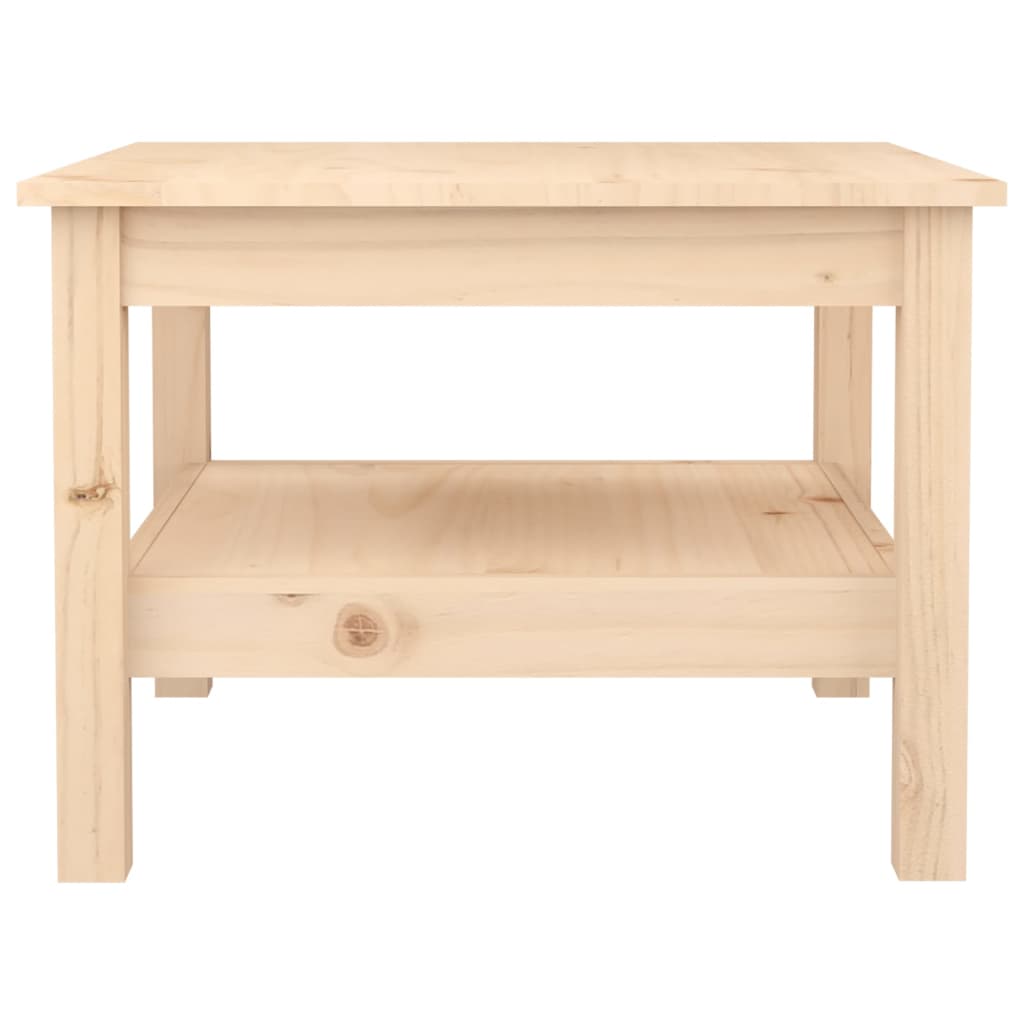 Berkfield Coffee Table 55x55x40 cm Solid Wood Pine