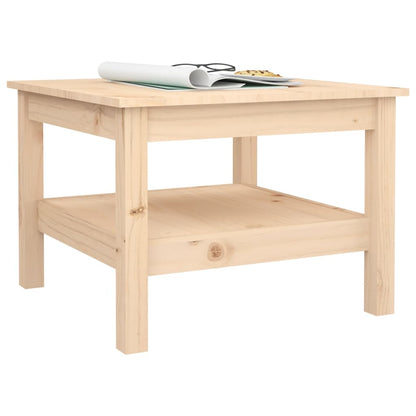 Berkfield Coffee Table 55x55x40 cm Solid Wood Pine