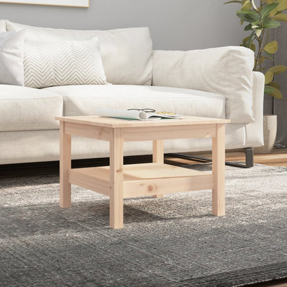 Berkfield Coffee Table 55x55x40 cm Solid Wood Pine
