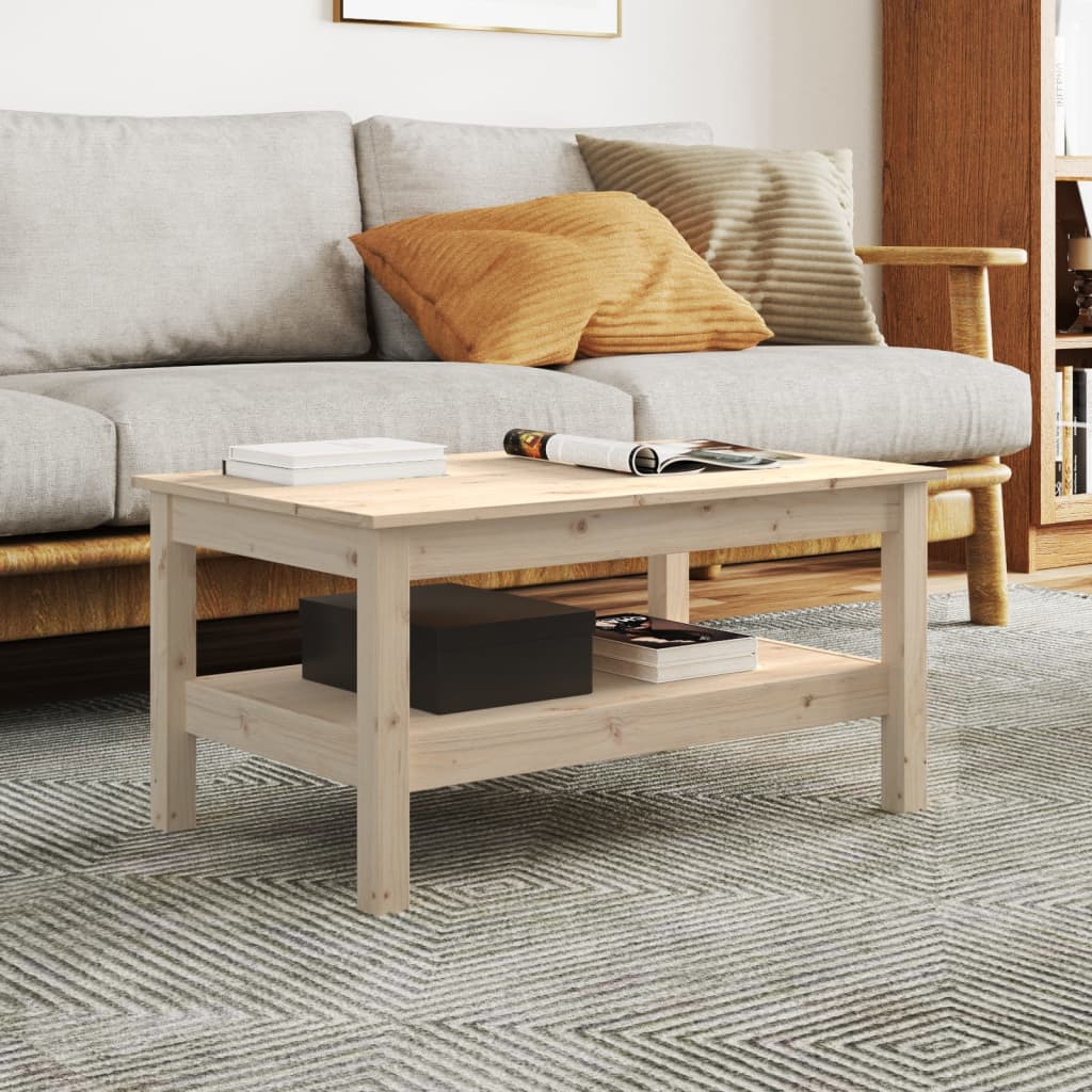 Berkfield Coffee Table 80x50x40 cm Solid Wood Pine