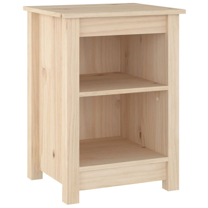 Berkfield Bedside Cabinet 40x35x55 cm Solid Wood Pine