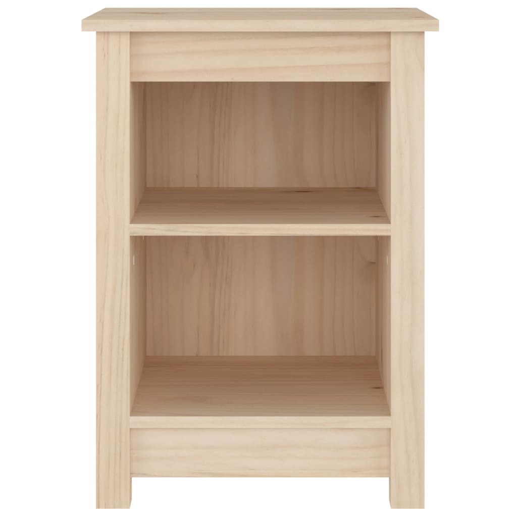 Berkfield Bedside Cabinet 40x35x55 cm Solid Wood Pine