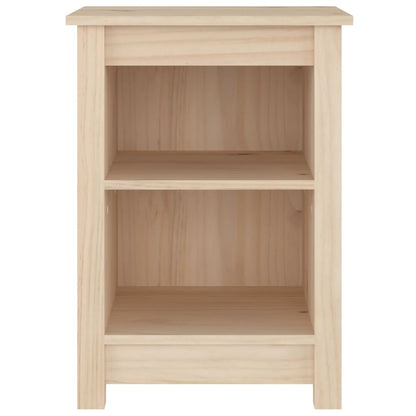 Berkfield Bedside Cabinet 40x35x55 cm Solid Wood Pine