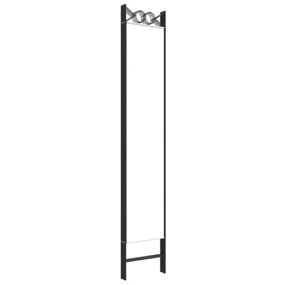 Berkfield 5-Panel Room Divider White 200x220 cm Fabric