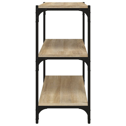 Berkfield Book Cabinet Sonoma Oak 60x33x70.5 cm Engineered Wood and Steel