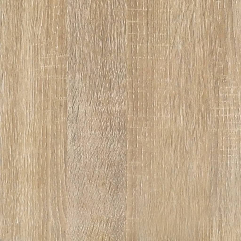 Berkfield Book Cabinet Sonoma Oak 60x33x70.5 cm Engineered Wood and Steel