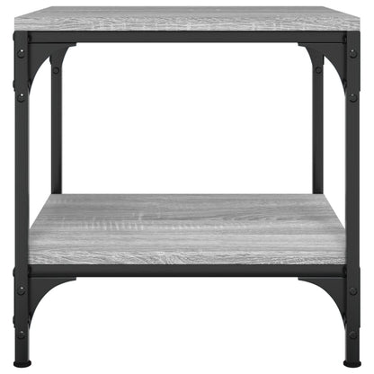 Berkfield Coffee Table Grey Sonoma 50x50x40 cm Engineered Wood