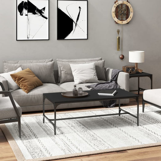 Berkfield Coffee Table Black 100x50x35 cm Engineered Wood