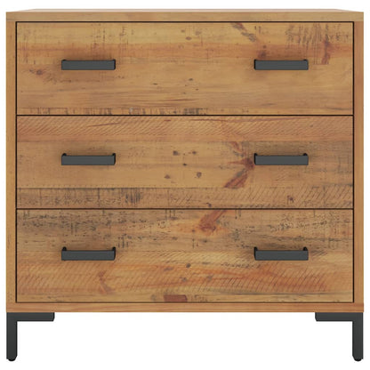 Berkfield Chest of Drawers 75x35x70 cm Solid Pinewood