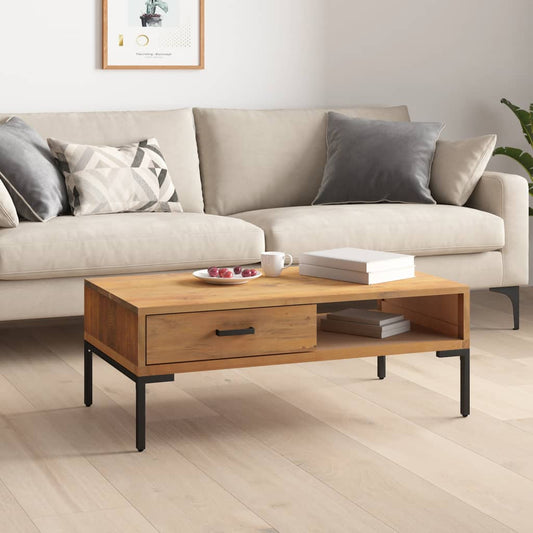 Berkfield Coffee Table 90x50x35 cm Solid Pinewood