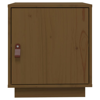 Berkfield Bedside Cabinet Honey Brown 40x34x45 cm Solid Wood Pine