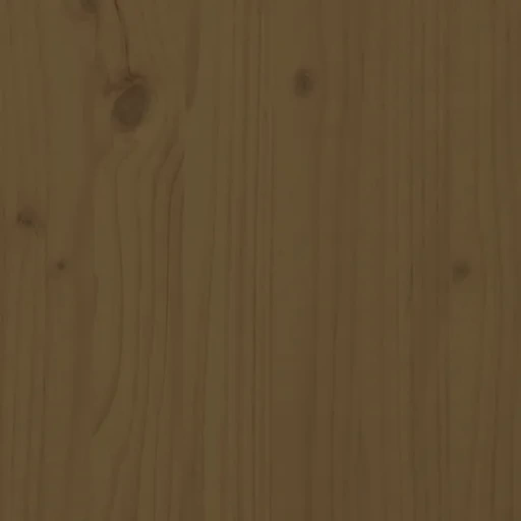 Berkfield Bedside Cabinet Honey Brown 40x34x45 cm Solid Wood Pine